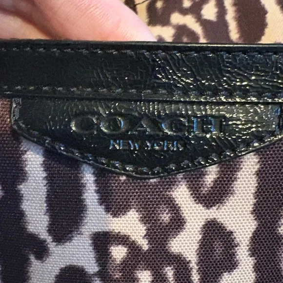 Coach Ocelot Leopard Print Tote - Picture 3 of 5